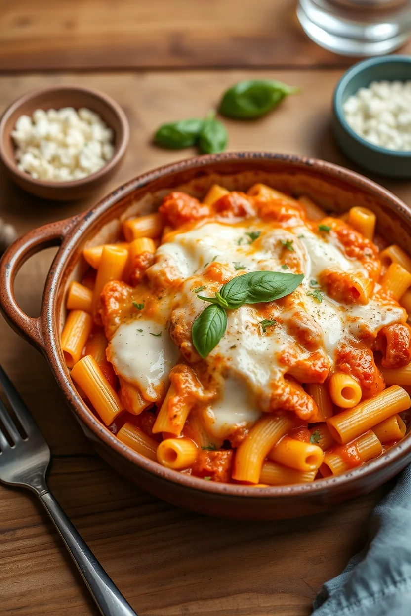 Baked Rigatoni Roasted Pepper (7)