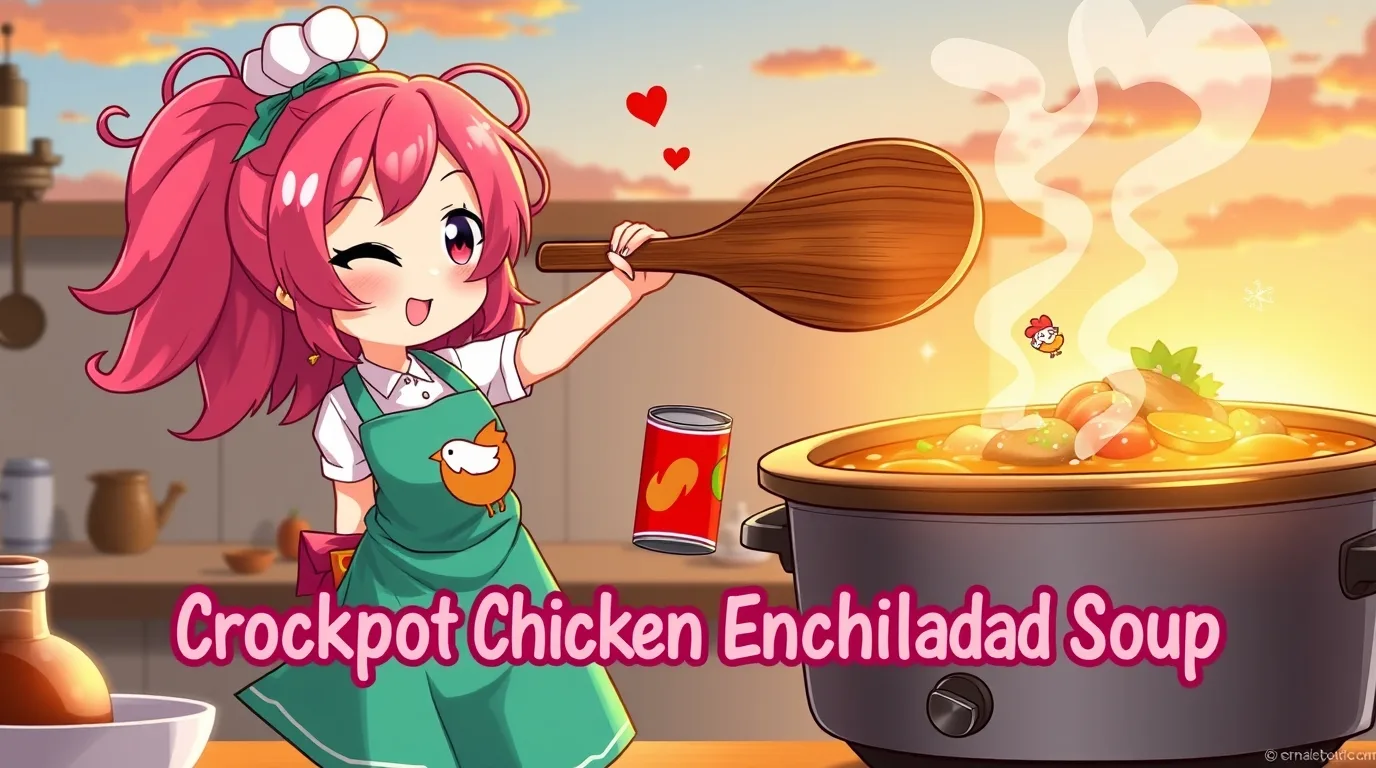 Crockpot Chicken Enchilada Soup (5)
