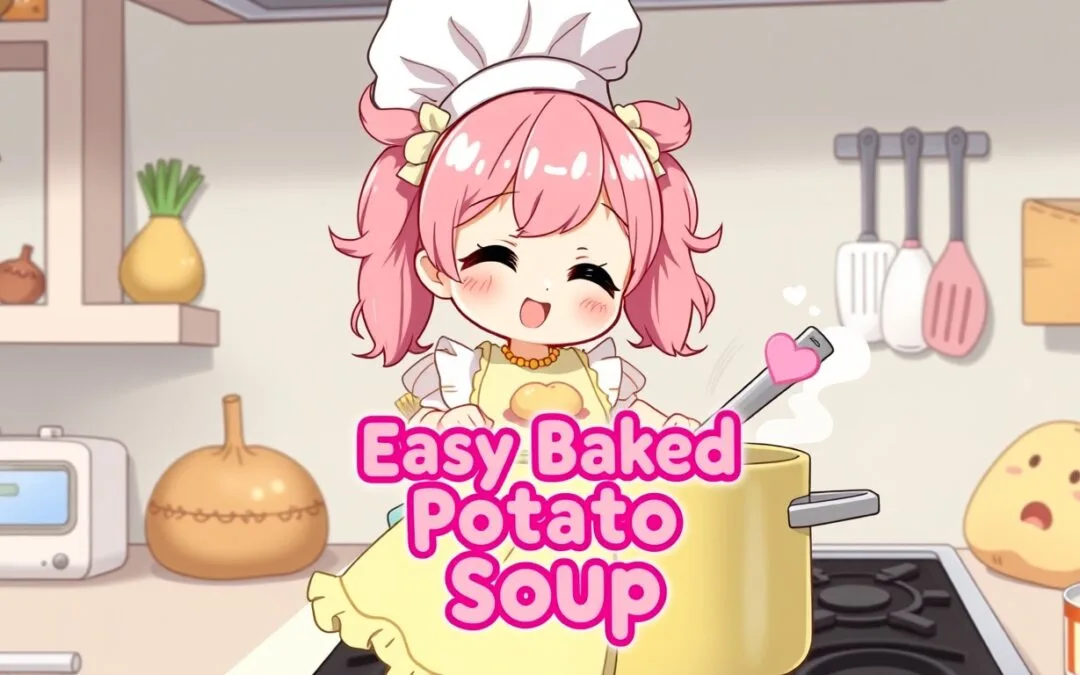 Cozy Comfort: Easy Baked Potato Soup Recipe 🥔
