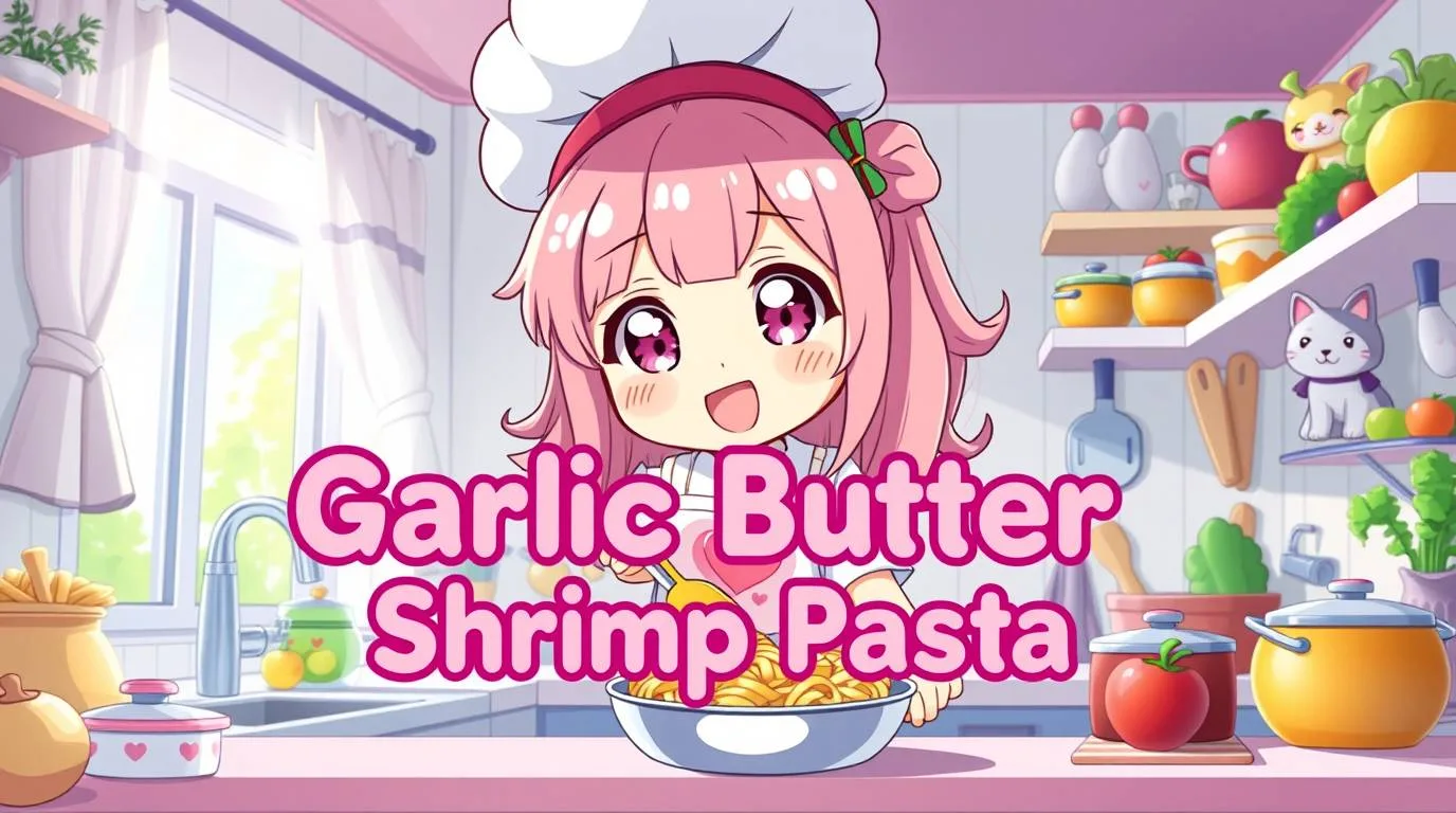 Garlic Butter Shrimp Pasta (9)