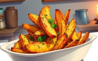 Baked Garlic Parmesan Potato Wedges That Are Truly Crispy and Delectable