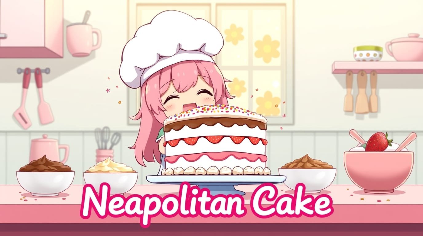 Neapolitan Cake Recipe (13)