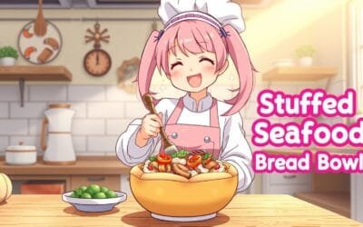 Cheesy Delight: Ultimate Stuffed Seafood Bread Bowl Recipe