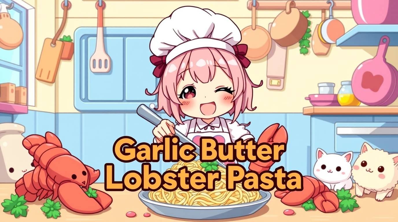 garlic butter lobster pastas (1)