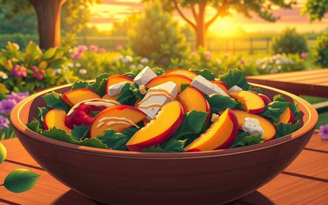 Taste the Sweet Life with This Easy Peach Salad Recipe