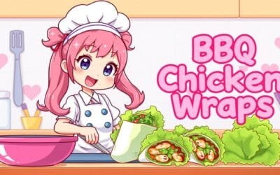 10-Minute Crispy BBQ Chicken Wraps &ndash; The Perfect Easy Lunch!