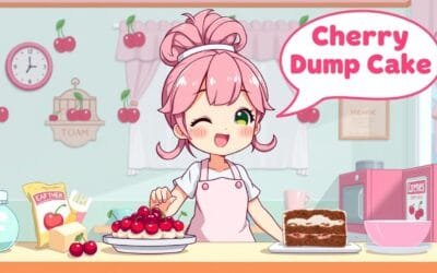 The Easiest Cherry Dump Cake Recipe 🍒
