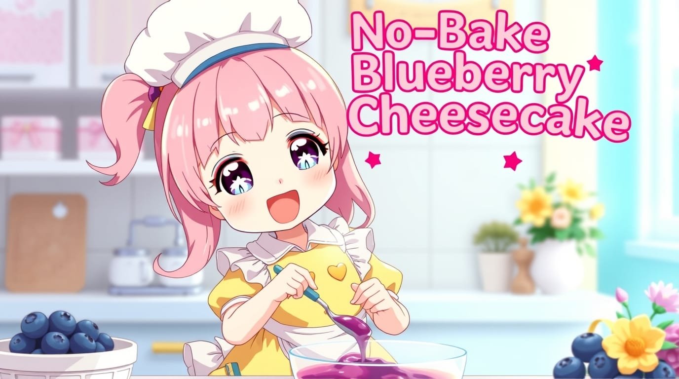 No-Bake Blueberry Cheesecake (14)