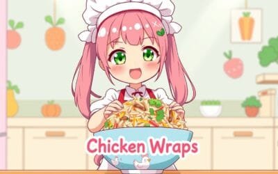 The Best Cheesy Garlic Chicken Wraps You&rsquo;ll Ever Taste 🧀🌯