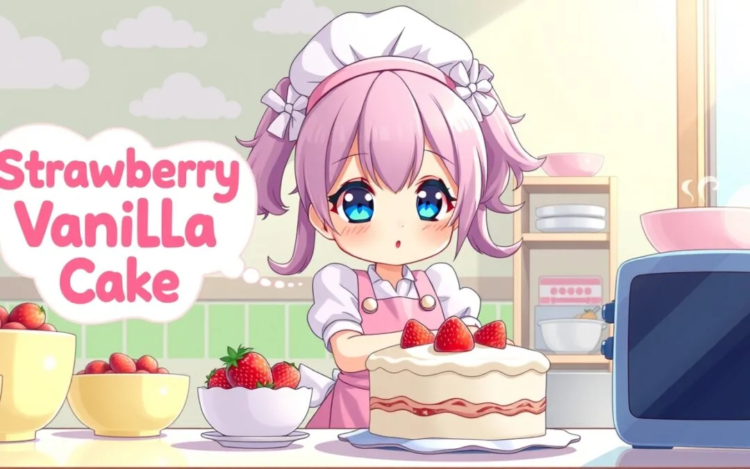 The Best Moist Vanilla Cake with Strawberry Filling Recipe